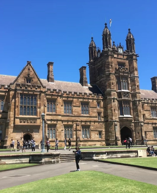 Historic university campus building